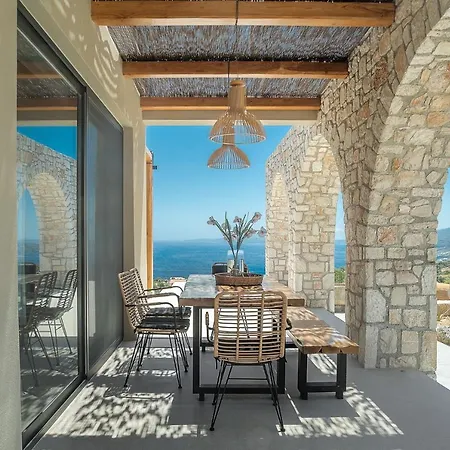 Suolo Di Gioia With Magnificent Sea View And Infinity Pool 18*4m * Коритион