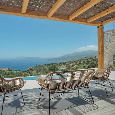 Suolo Di Gioia With Magnificent Sea View And Infinity Pool 18*4m Villa