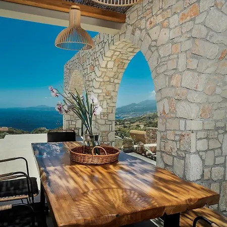 Suolo Di Gioia With Magnificent Sea View And Infinity Pool 18*4m * Korithion